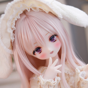うさぎアメジスト/DDH-01 セミホワイト肌 カスタムヘッド＋自作アイ2種 3点セット</a></h3>
                        