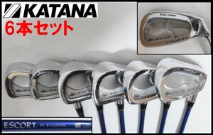 6本セット KATANA GOLF SWORD 501R アイアン #4 #5 #6 #7 #8 #9 フレックス表記なし シャフト ESCORT BY FUJIKURA ゴルフクラブ カタナ</a></h3>
                        
                        