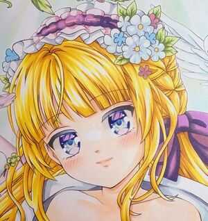オリジナル手描きイラスト*天使の女の子* </a></h3>
                        
