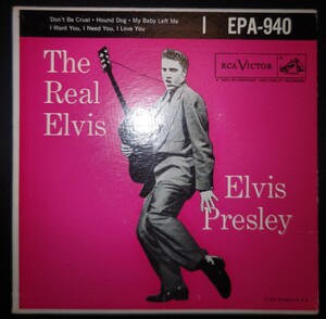 エルヴィスプレスリー オリジナル US盤 4曲入 EP Elvis Presley Real Elvis EPA-940 エルビス ロカビリー 1956年 レコード 当時物 貴重</a></h3>
                        
                        