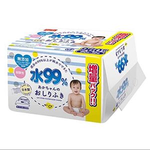 純水ベビーケア 純水 99% おしりふき 80枚×12個 (960枚) 弱酸性 日本製　安心おしり拭き　赤ちゃん　大容量</a></h3>
                        