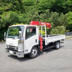 売切 ラジコン付 クレーン車 差違いアウトリガー ワイド 積載量3950kg いすゞエルフ6MT(3ペダル)荷台鉄板張 車検令和8年5月迄 動画有 福岡</a></h3>
                        
                        