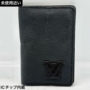 1円 LOUIS VUITTON 未使用近い メンズ M69979 オーガナイザー ドゥ ポッシュ カードケース パスケース レザー ブラック 立体ロゴ ICチップ</a></h3>
                        
                        