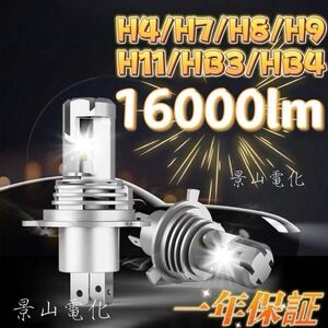 LED ヘッドライト 最新型 バルブ フォグランプ 車 Hi/Lo 16000LM トヨタ ホンダ 日産 マツダ 車検対応 白 H4 H7 H8 H9 H10 H11 HB3 HB4&M43</a></h3>
                        
