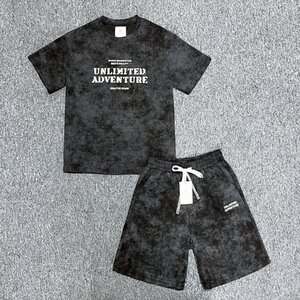 人気 定価7万 FRANKLIN MUSK・アメリカ・ニューヨーク発 上下セット 通気 個性 総柄 半袖tシャツ ショートパンツ スポーツ 街着 サイズ3</a></h3>
                        