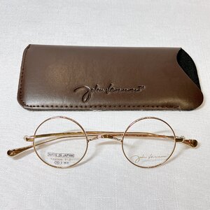 【1円から】【新品未使用】ジョンレノン John Lennon JLA105-1 薄型眼鏡 メガネ アンティーク 軽量 丸メガネ 日本製 レトロ ゴールド</a></h3>
                        