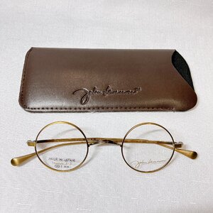 【1円から】【新品未使用】ジョンレノン John Lennon JLA105-3 薄型眼鏡 メガネ アンティーク 軽量 丸メガネ 日本製 レトロ ゴールド</a></h3>
                        