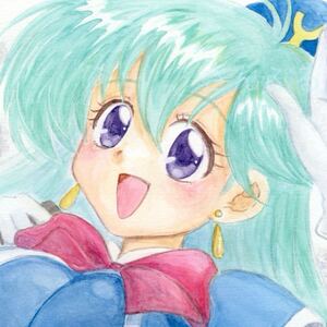 同人 手描きイラスト 天上院 桂 YAT安心!宇宙旅行　桂さん A4 水彩　</a></h3>
                        