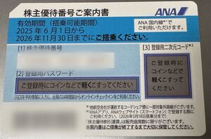 全日空 ANA株主優待券 番号通知のみ　2枚セット</a></h3>
                        