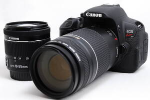 ★美品☆ Canon キヤノン EOS Kiss X7i 標準＆超望遠 Wレンズセット★初心者入門・すぐ撮影OK！付属品多数♪</a></h3>
                        
                        
