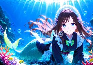 T2541 A4 ポスター　オリジナル　メイド　マーメイド　美女 美人 巨乳 美乳 美尻 セクシー</a></h3>
                        