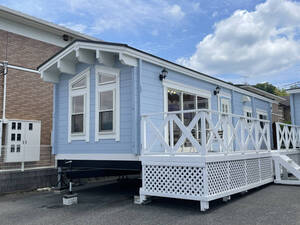 ◇展示品◇　ログハウストレーラー　LHT-21WB 　　住宅,テレワーク事務所, 離れ, 別荘, 店舗, シェルター　等</a></h3>
                        