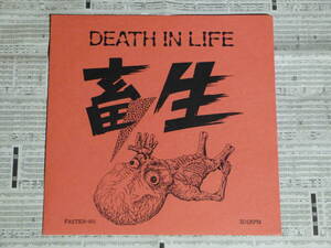 畜生 DEATH IN LIFE ソノシート FLEXI 貴重 GISM GAUZE EXECUTE COMES CLAY LSD GAS TYPHUS STALIN BUTCHERS 一家心中 ジャパメタ 自主制作</a></h3>
                        
                        