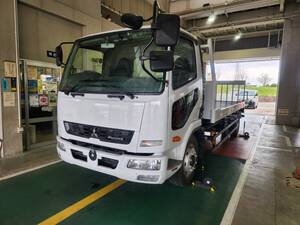 三菱ファイター　増トン車！最大積載 6600ｋｇ!!　セルフローダー　予備検付！ラジコン付　 重機、トラクター等の重量物の運搬に最適！!</a></h3>
                        
                        
