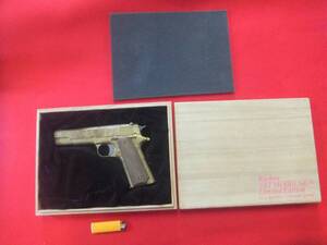 シリアルNO.0001　ＲＯＣＫＥＮ　ART　MODEL　GUN　LIMITED　EDITION　コルト 無可動 文鎮モデル 合法品 共箱　1449ｇ</a></h3>
                        
                        