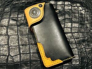 新品 栃木サドルレザー 長財布 ロング ウォレット ヌメ革 経年変化 ナチュラル タン レッドムーン バイカー ファニー フラットヘッド</a></h3>
                        