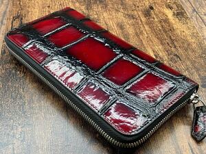 1円 綺麗 シャム 宝石革 パティーヌ 実物撮影 クロコダイル 長財布 ラウンドファスナー 財布 ワニ革 一枚革 腹革 小銭入れありA01273</a></h3>
                        