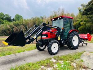 ヤンマートラクターAF660(フロントローダ)60馬力 4WD パワステ 879時間ニプロロータリー付</a></h3>
                        
                        