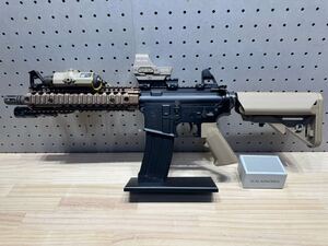 29 ボルトエアソフト MK18 MOD1 BRSS 電動ガン 外装カスタム M4 HOLOSUN スカラーワークス</a></h3>
                        
                        