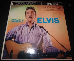 エルヴィスプレスリー オリジナル US盤 4曲入 EP Elvis Presley Strictly Elvis EPA-994 エルビス ロカビリー 1956年 レコード 当時物</a></h3>
                        
                        