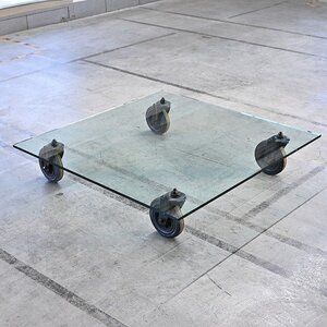【引取限定】cassina ixc. FontanaArte 20万「Con Ruote」ガラスローテーブル リビング Gio Ponti Gae Aulenti フォンタナアルテ</a></h3>
                        
                        