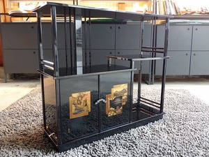 美品　輪島塗　小ぶり棚　金蒔絵　中尾喜久作　飾り棚　茶棚　違い棚　</a></h3>
                        
                        