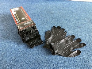 【米軍放出品】未使用品 ブラックタロングローブ ニトリル手袋 XLサイズ 100枚 NAR 70-0004 ゴム手袋 (60) ☆BE21CK-W#25</a></h3>
                        