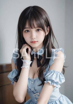 【茉桜〜さくら〜】一点物・高画質 A4ポスター AI美女 写真 アート グラビア アイドル 可愛い 清楚 巨乳 美乳 ゴスロリ風コス S1450</a></h3>
                        