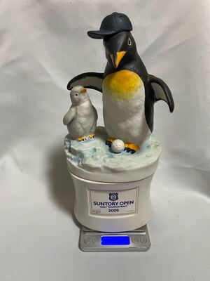 未開栓 サントリーオープン ゴルフオーナメント 2006 ローヤル15年 ペンギン陶器ボトル ウイスキ 1718g</a></h3>
                        