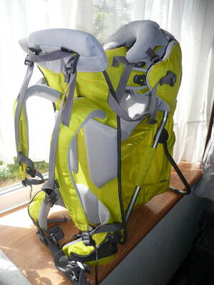 [極上] mont-bell モンベル Baby Carrier ベビーキャリアリュック 自立式バックパック 黄色 ハイキング 登山 トレッキング タウンユース</a></h3>
                        