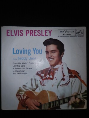 エルヴィスプレスリー オリジナル US盤 シングル Elvis Presley 47-7000 Loving You エルビス ロカビリー 1957年 レコード 当時物 貴重</a></h3>
                        
                        