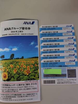 ＡＮＡ株主優待券　７枚　2026年11月有効期限　送料無料</a></h3>
                        