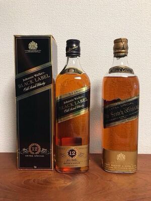 【古酒】ジョニーウォーカー　JOHNNIE WALKER エクストラスペシャル　ブラックラベル　年代別　2本セット</a></h3>
                        
                        