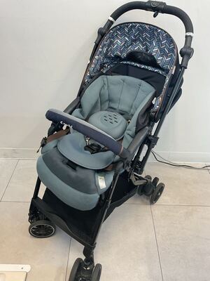【K-1720】 Combi コンビ CWL スゴカルα 4キャス コンパクト エッグショック HT ヘリンボンネイビー ベビーカー 中古 ベビー用品</a></h3>
                        
                        