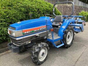 奈飯o318 イセキ ヰセキ 4駆トラクター 23馬力『TG233F-UKWX』ディーゼル 逆転PTO パワステ スーパーフルターン ロータリー『ARG14』付き</a></h3>
                        
                        