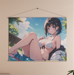 桐ヶ谷直葉 B2(縦520mm×横730mm) タペストリー ダブルスエード</a></h3>
                        
                        